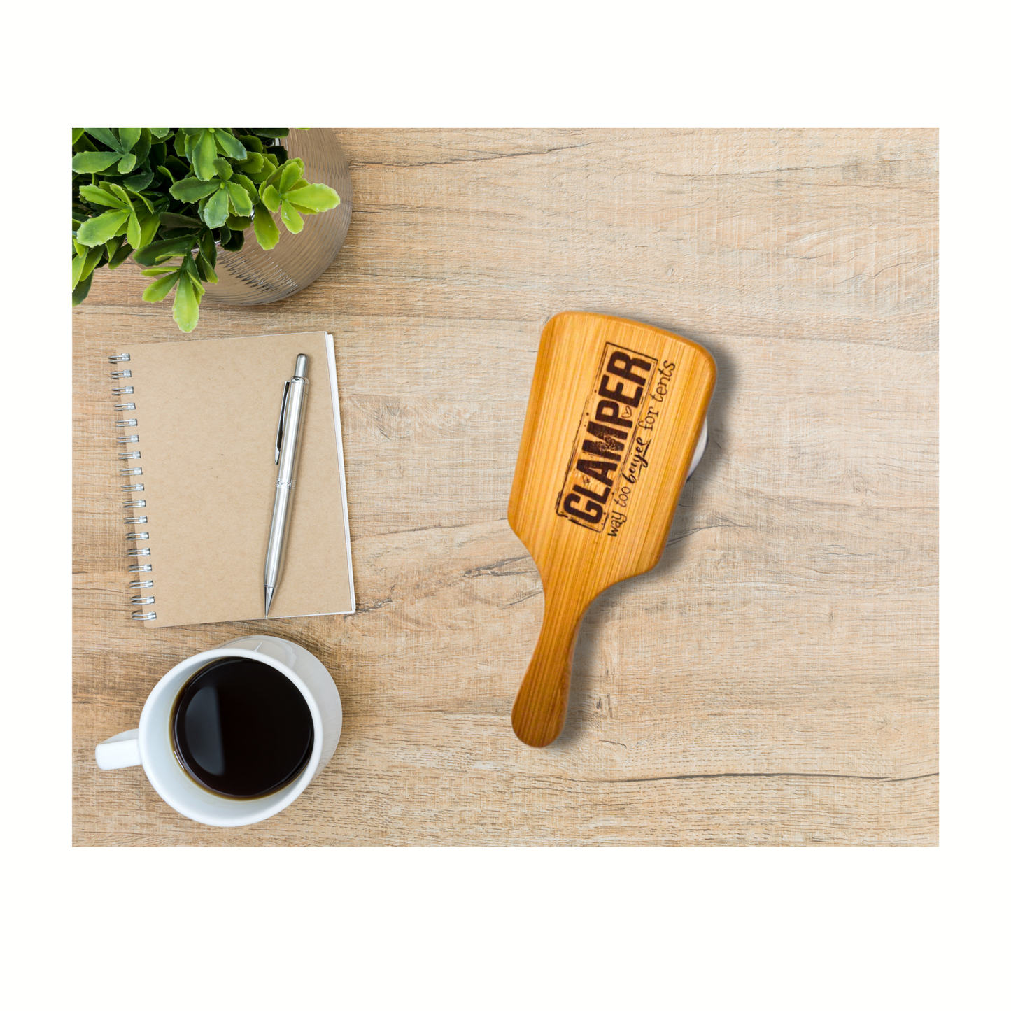 Eco-Friendly Bamboo Hair Brush | Limited Reusable Beauty Essential