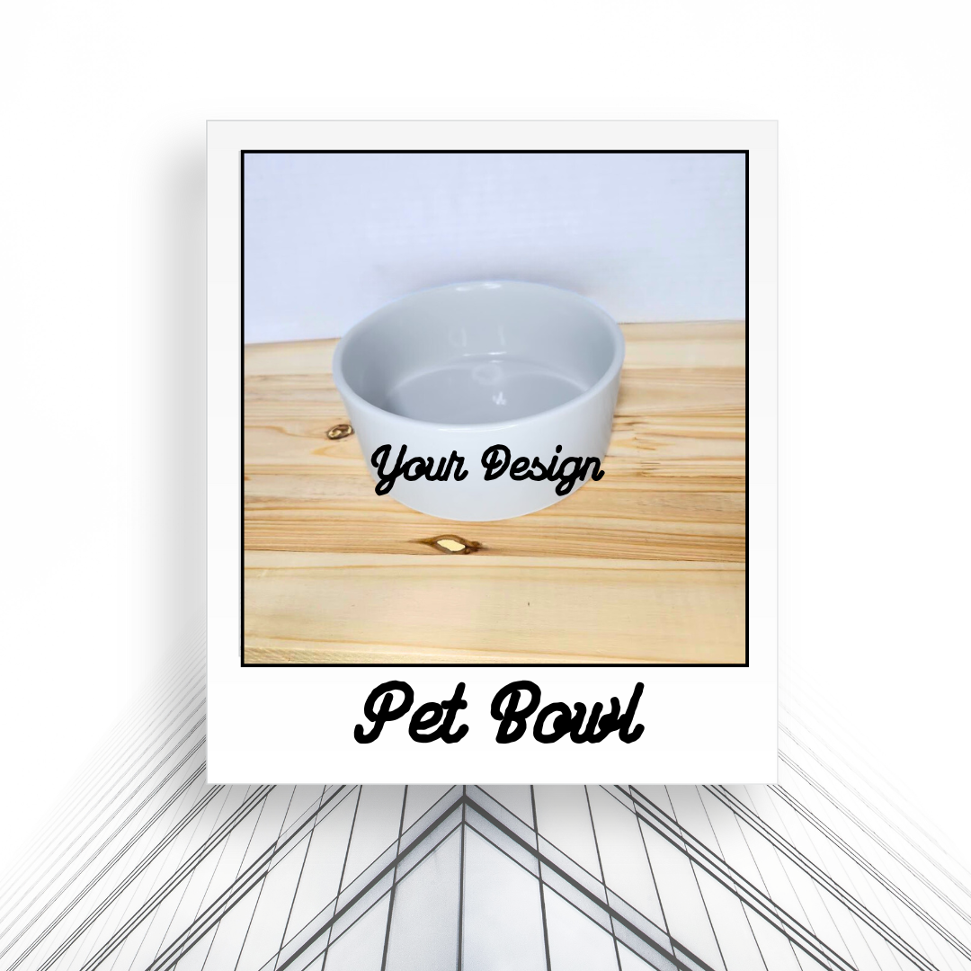 6 Inch Customizable Pet Bowl