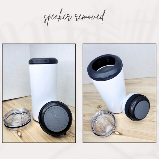 4 IN 1 Blue tooth can cooler - Pink Dog makes