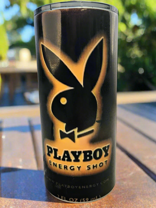 22oz Hot/Cold Reusable Eco Playboy Bunny Tumbler with Vintage Fade