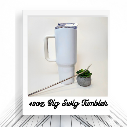 40oz Big Swig Hot/Cold Tumbler | Customizable Insulated Travel Cup