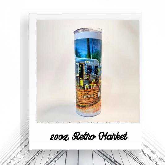 RTS "retro market" stainless steel tumbler