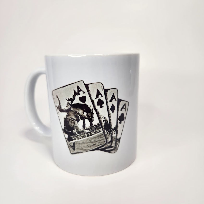 RTS 11oz Aces coffee mug - Pink Dog makes