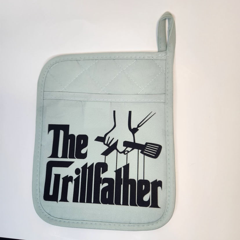 BBQ " The Grill Father " Pot holder