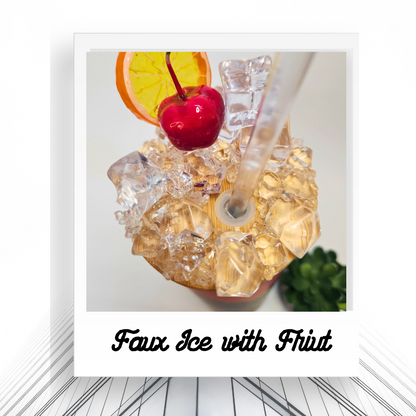 25oz Glass Tumbler with Mountains | Bamboo Lid Cold Drink Cup