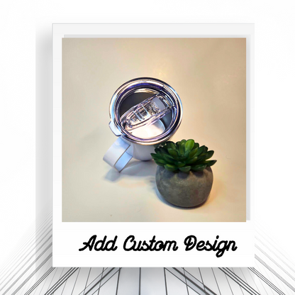 Customizable 12oz Camp Style Mug | Stainless Steel Hot and Cold Travel Mug
