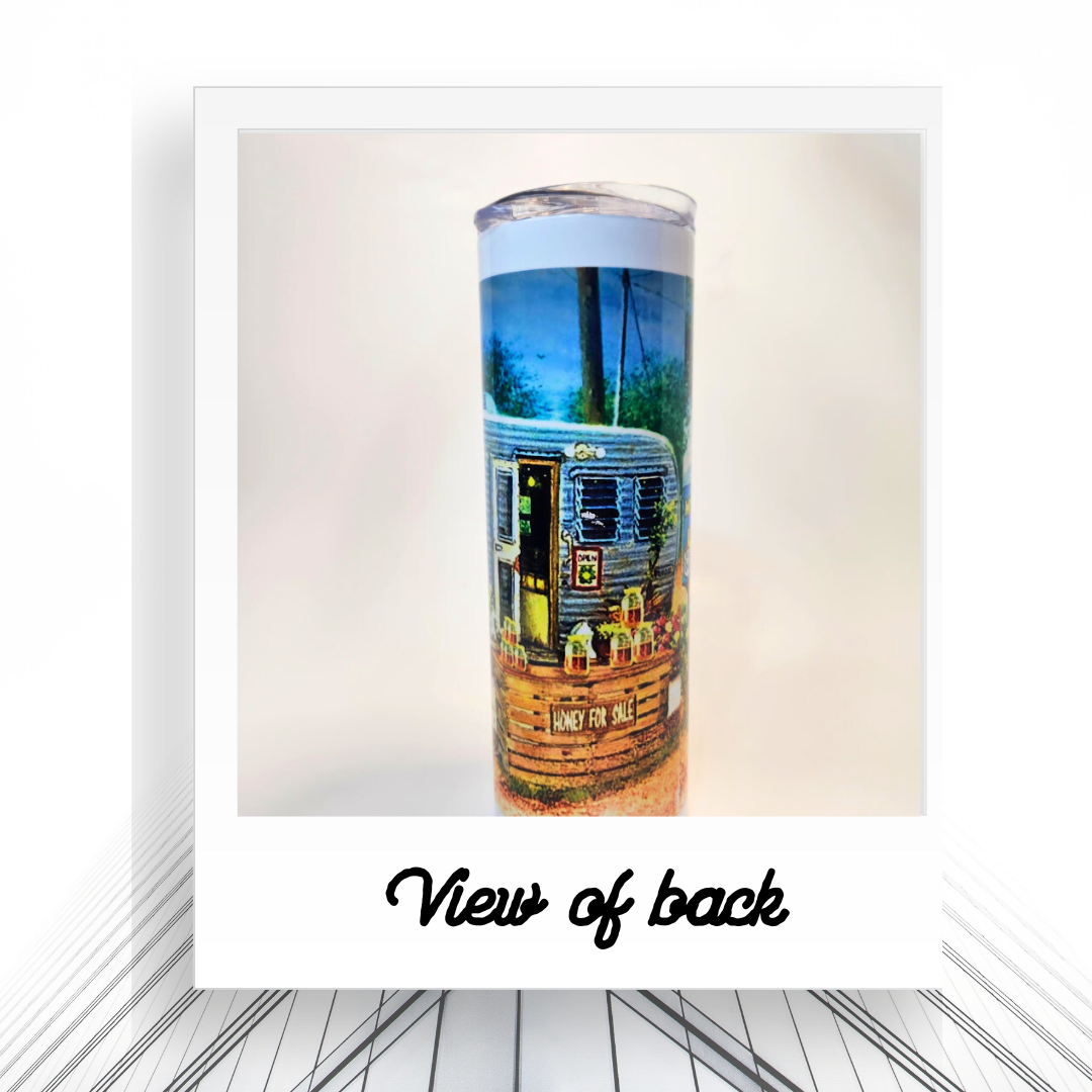 RTS "retro market" stainless steel tumbler