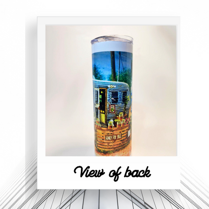 Retro Market Tumbler | 20oz Stainless Steel Hot & Cold Cup