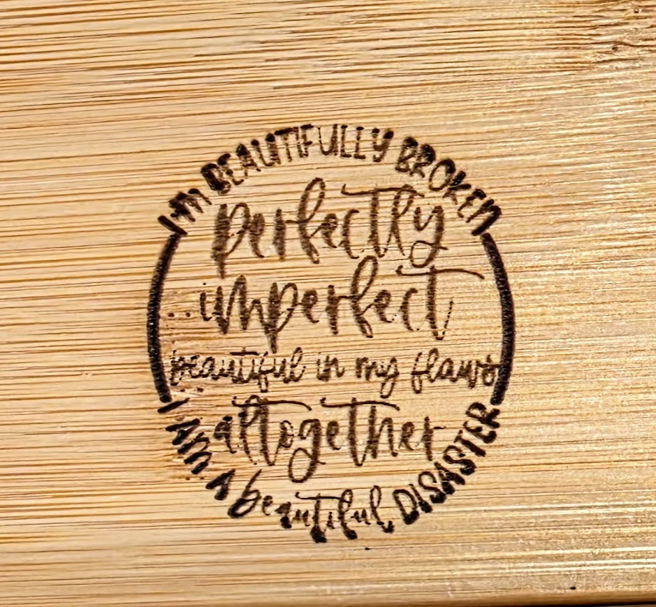 Laser Engraved Bamboo Paddle Hair Brush – Choose Your Design