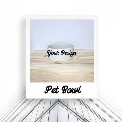 Customizable 6 Inch Pet Bowl | Personalized Dog or Cat Bowl