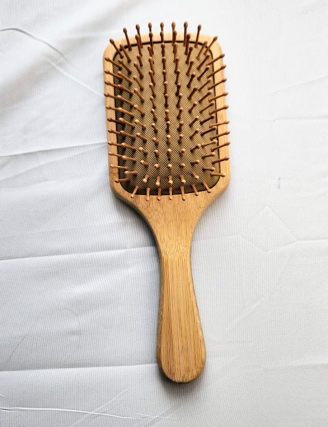 Hidden Message Hand Painted "Night At The Lake" Bamboo Brush, New